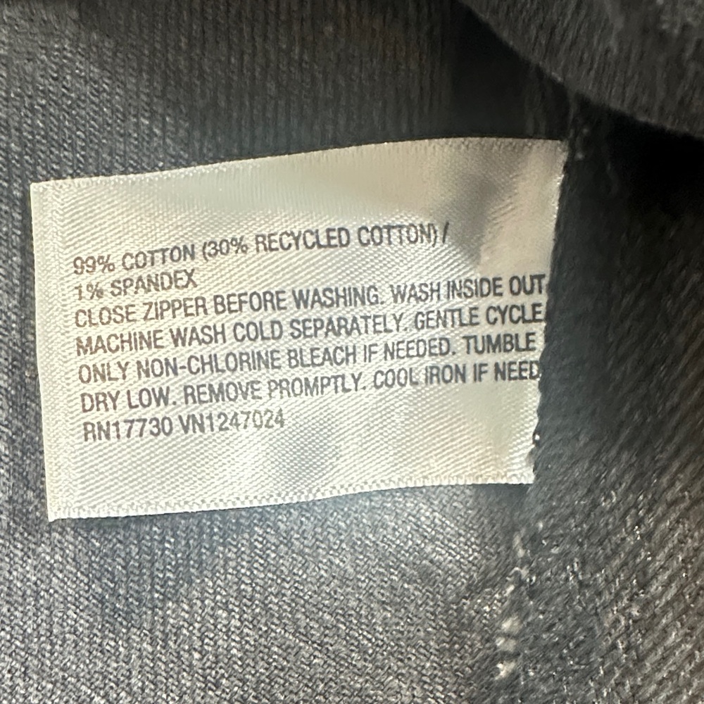Gray Wash Denim Peplum Tank Top NWT XXL - Picture 7 of 8